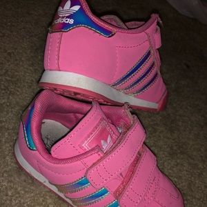 Girls Holographic Ortholite Adidas 7T Sneakers